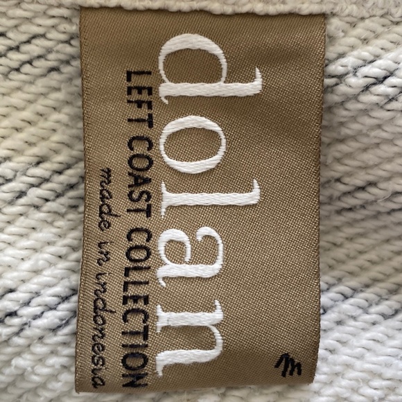 Anthropologie Dolan Left Coast Nautical Stripe Snap Button Knit Jacket, Size Med - Picture 6 of 15